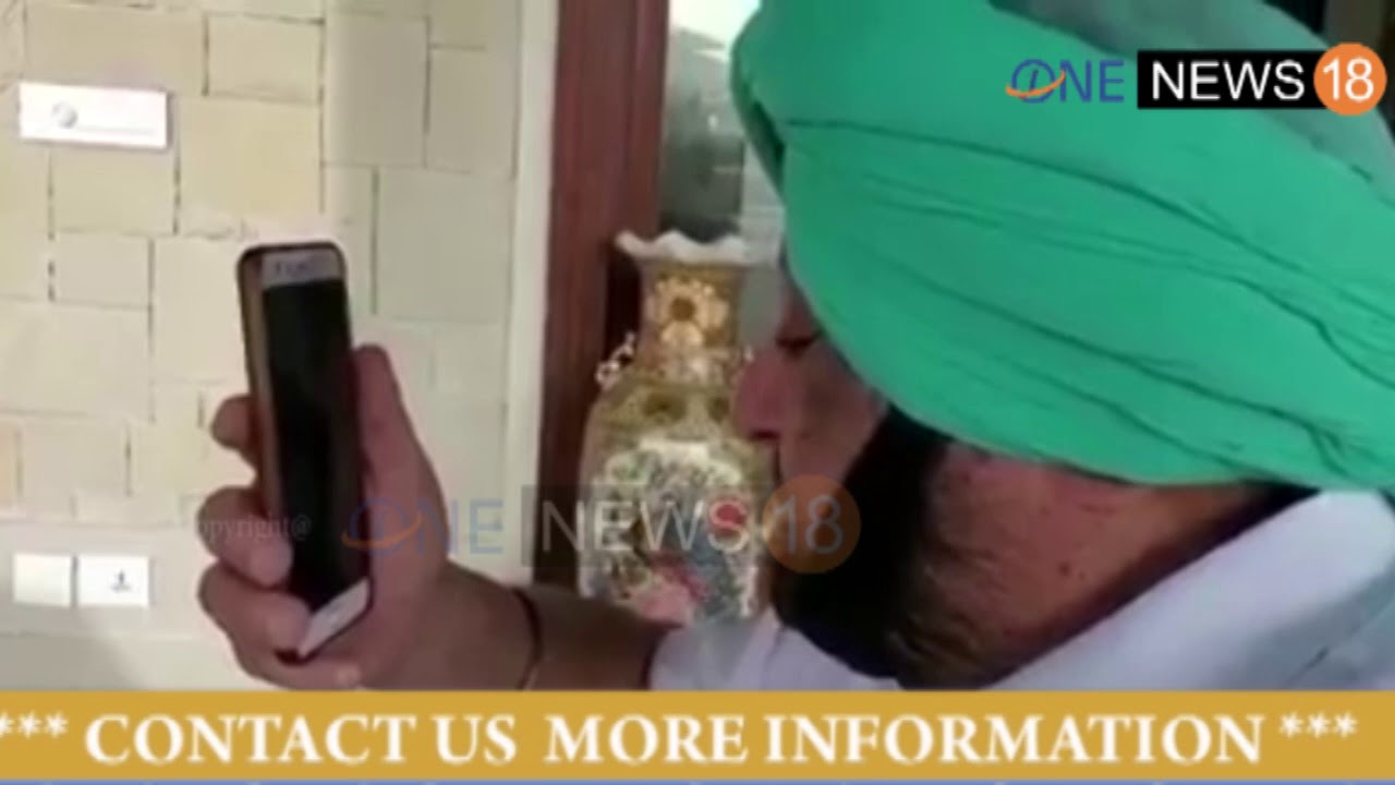 Captain Amrinder Singh maintains social distancing | video conferencing with doctors and officials