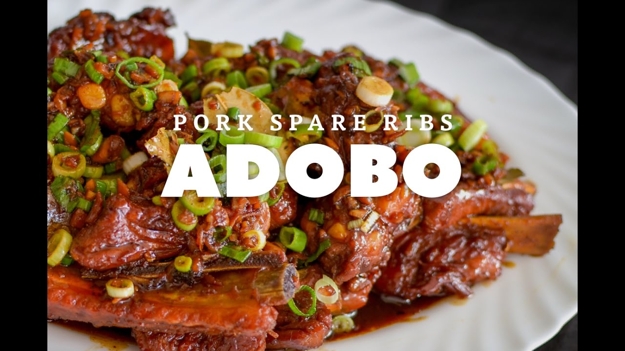 ADOBO with a TWIST - PORK Spare Ribs  – Ulampinoy #43