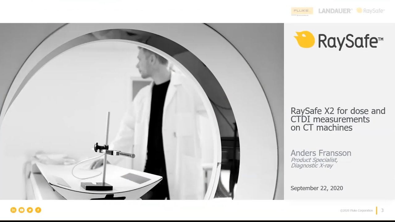 RaySafe X2 for dose and CTDI measurements on CT machines webinar