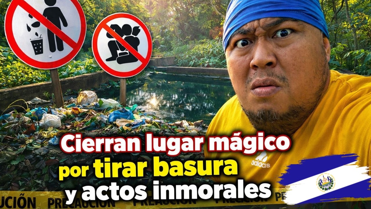 🚫🗑️ Cierran un lugar mágico por basura y actos inmorales 😱✨CARCAGUA Santa Ana 