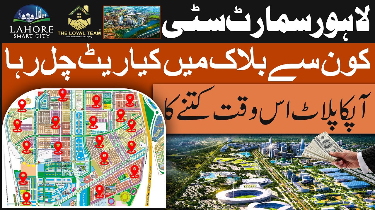 Lahore Smart City Latest Rates | Block Wise Prices | Plot Value & Investment Updates 2025