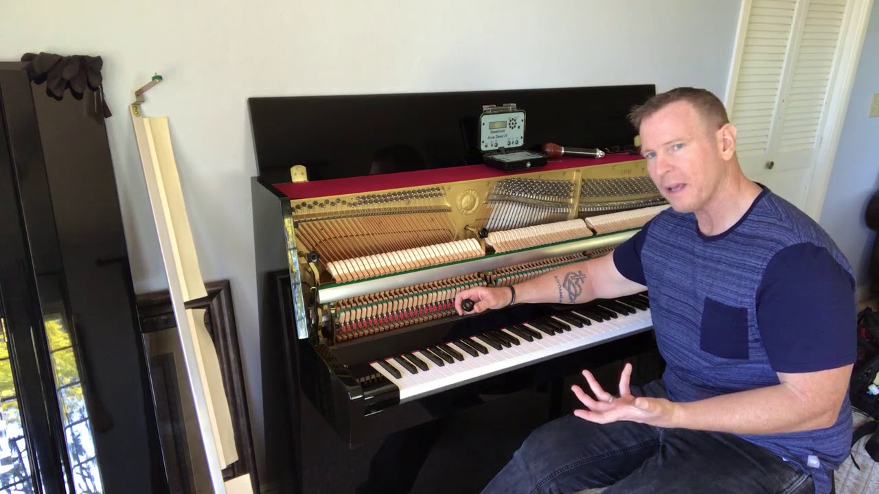 The donated piano