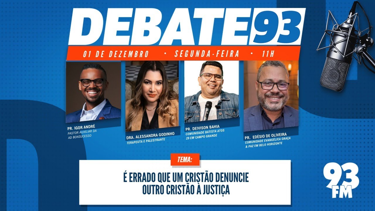 Den&uacute;ncia x Coniv&ecirc;ncia - Devo denunciar meus vizinhos crist&atilde;os ao Conselho Tutelar? -Debate 93- 01/12