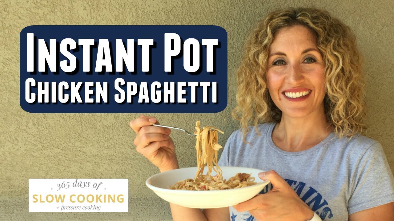 Instant Pot Chicken Ranch Spaghetti Recipe