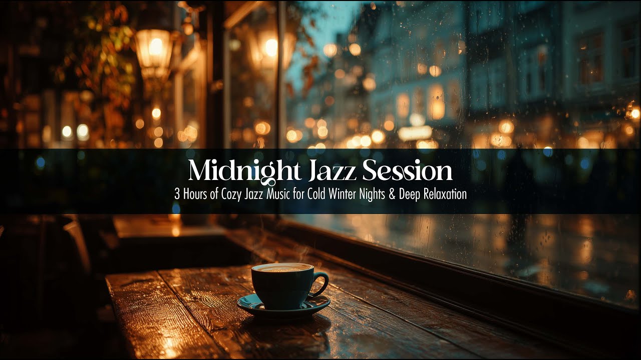 Relaxing Jazz ❄️ POV Inside a Cozy Room | Snowy Cafe Coffee Ambience