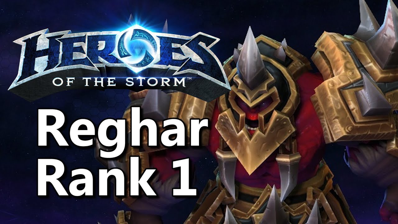 Reghar Best Support - Heroes of the Storm | Hero League Rank 1 Gameplay