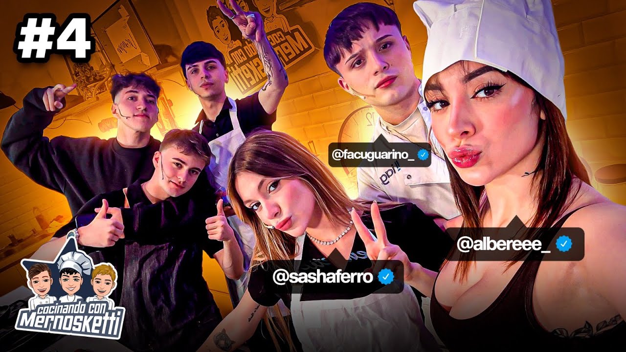 COCINANDO CON SASHA, ALBERE Y GUARI