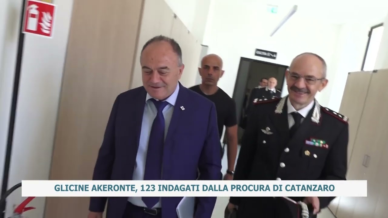 GLICINE AKERONTE, 123 INDAGATI DALLA PROCURA DI CATANZARO