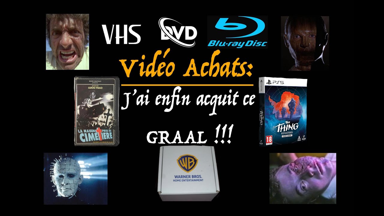 Joli lot de vhs & un coffret 4K à 200€ !