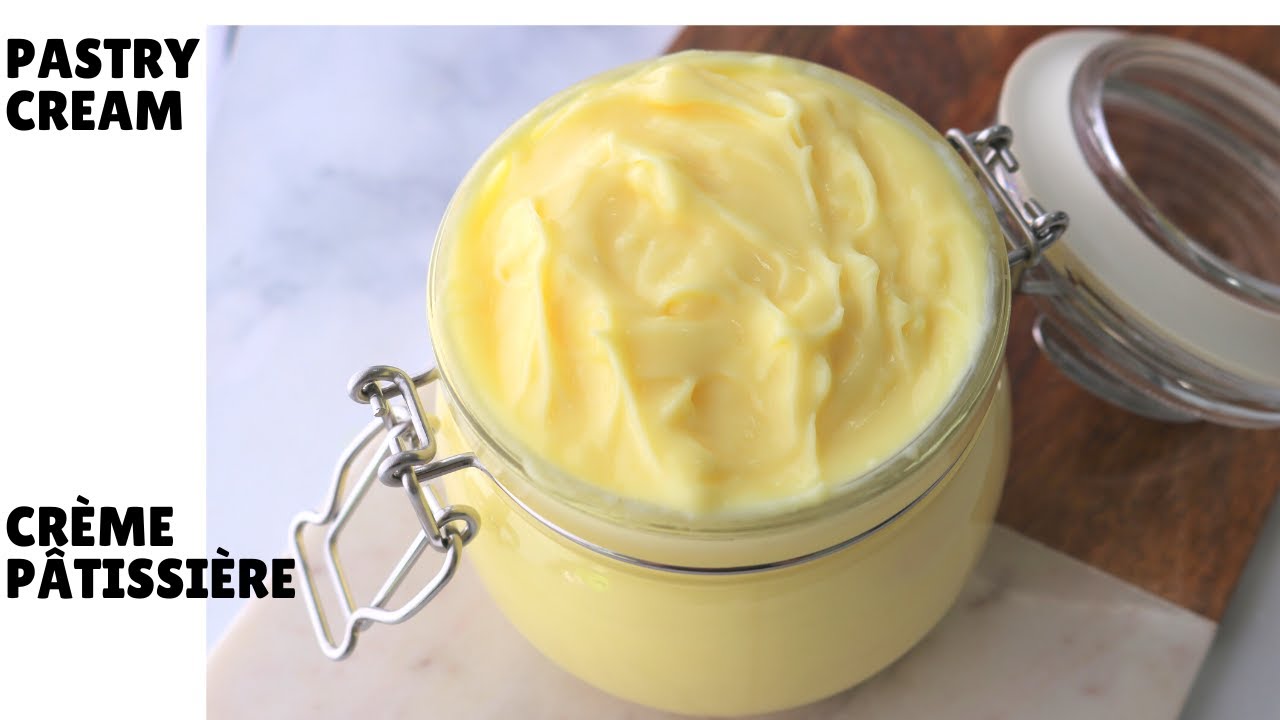 Perfect Pastry Cream (Custard Recipe)-READY IN 5 MIN- Crème pâtissière