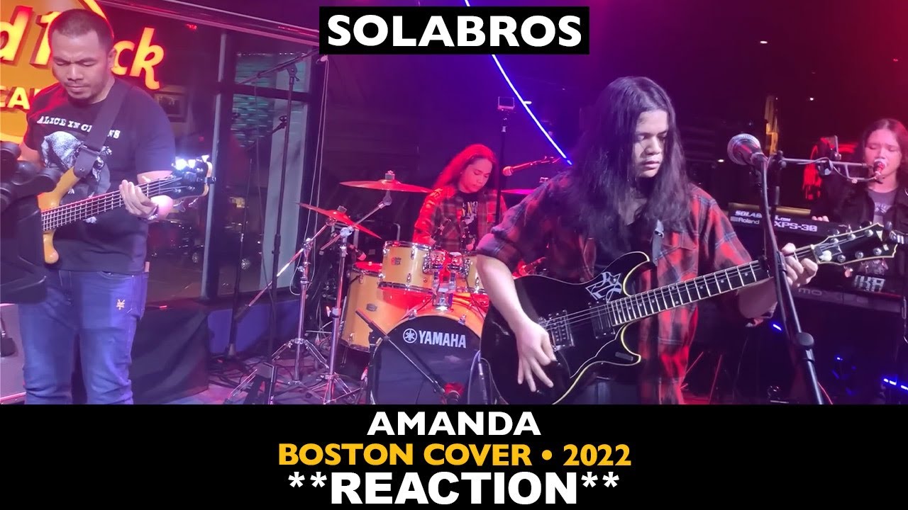 Musicians REACT to SOLABROS: Amanda (2022) Boston cover