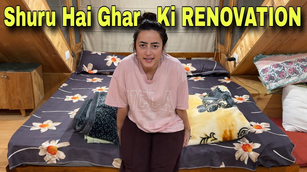 Ghar Ki Renovation Ho Gai Shuru || Home Tour Ki Taiyariyan || Jyotika and Rajat