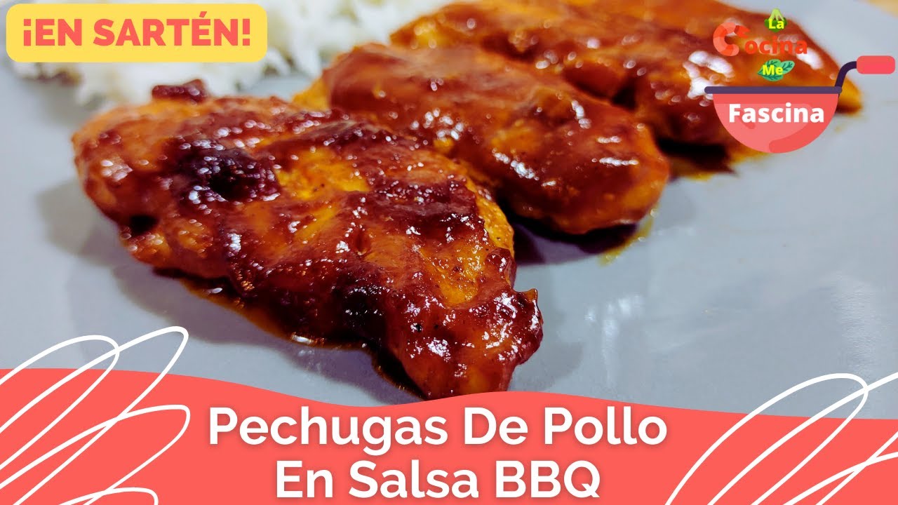 C&oacute;mo hacer pechugas de pollo en salsa BBQ de forma f&aacute;cil