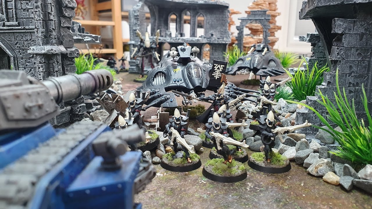 Craftworld Eldar vs Traitor Guard, Warhammer 40k battle report