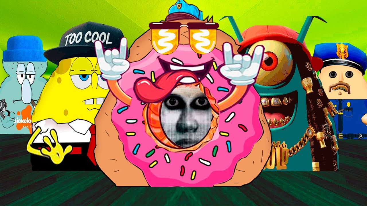 NEW Donuts Munci, Squidward Tentacles Munci,Nickelodeon SpongeBob ,Delgado,Multiverses NextbotGmod