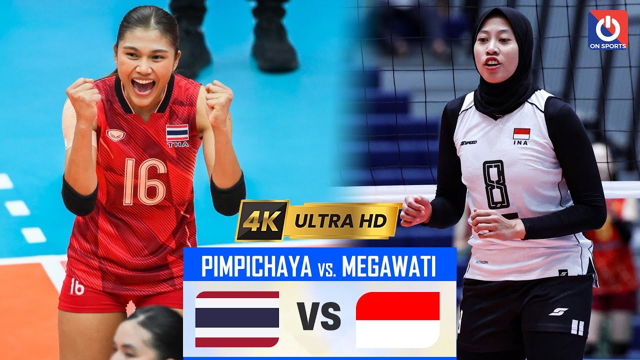 Full 4K | THAILAND vs INDONESIA | Pimpichay vs. Megawati - Đại chiến ngôi sao