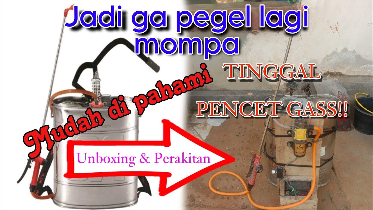 Rubah tangki pompa jadi otomatis #sinleader #pompasinleader #tangkisemprot #petani #pompaotomatis
