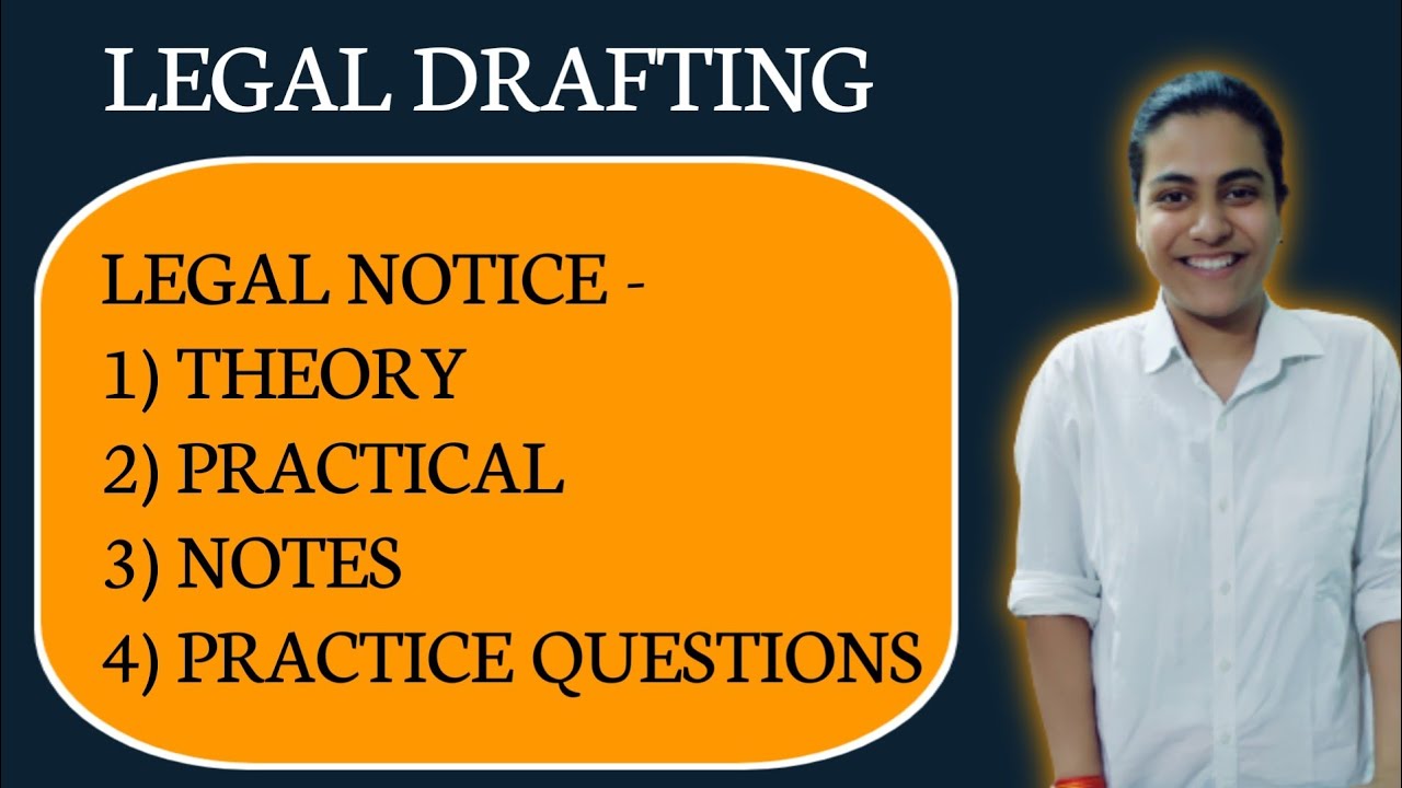 Legal Drafting for Beginners | How to Write a Legal Notice | Legal English
