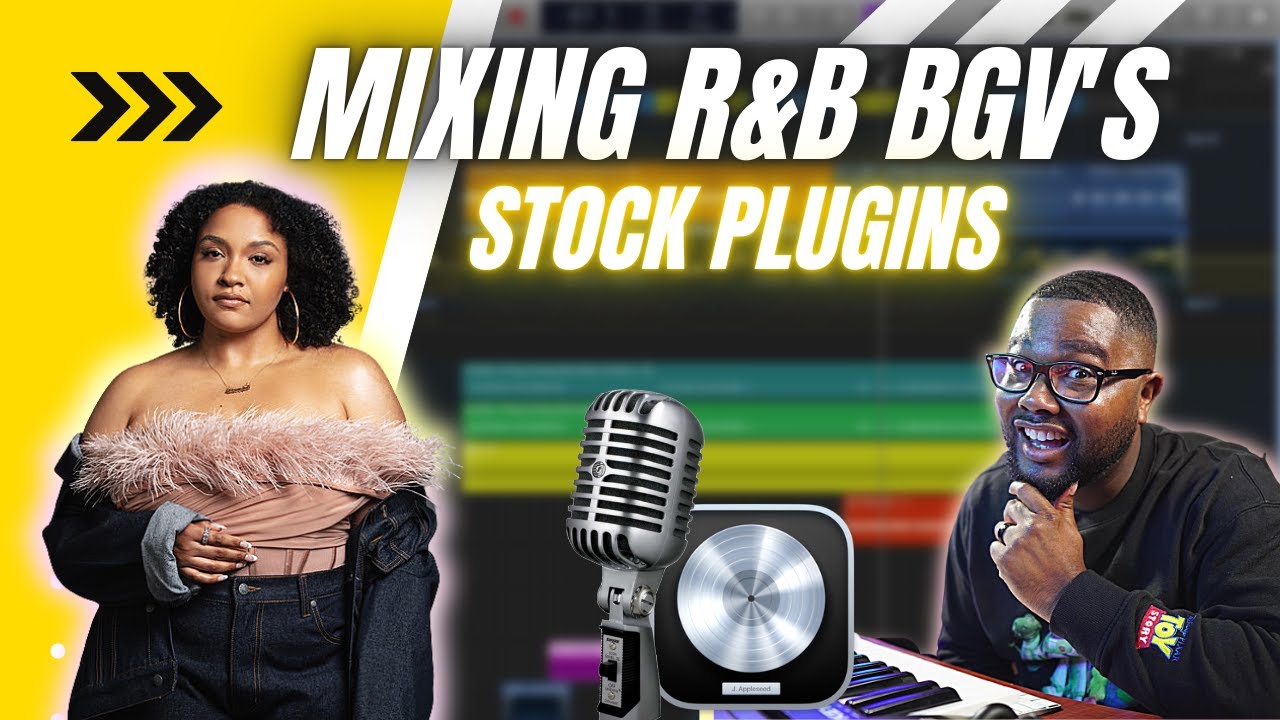 how you can MIX r&b background vocals using Logic Pro Stock Plugins..