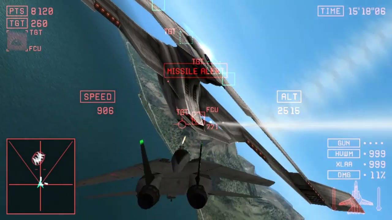 Ace Combat: Joint Assault - Feral Cat vs. Spiridus