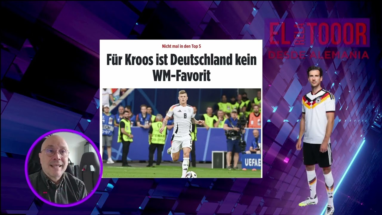 Querido TONI KROOS | ¡cuánta razón tienes sobre la Selección alemana y el  Mundial 2026!