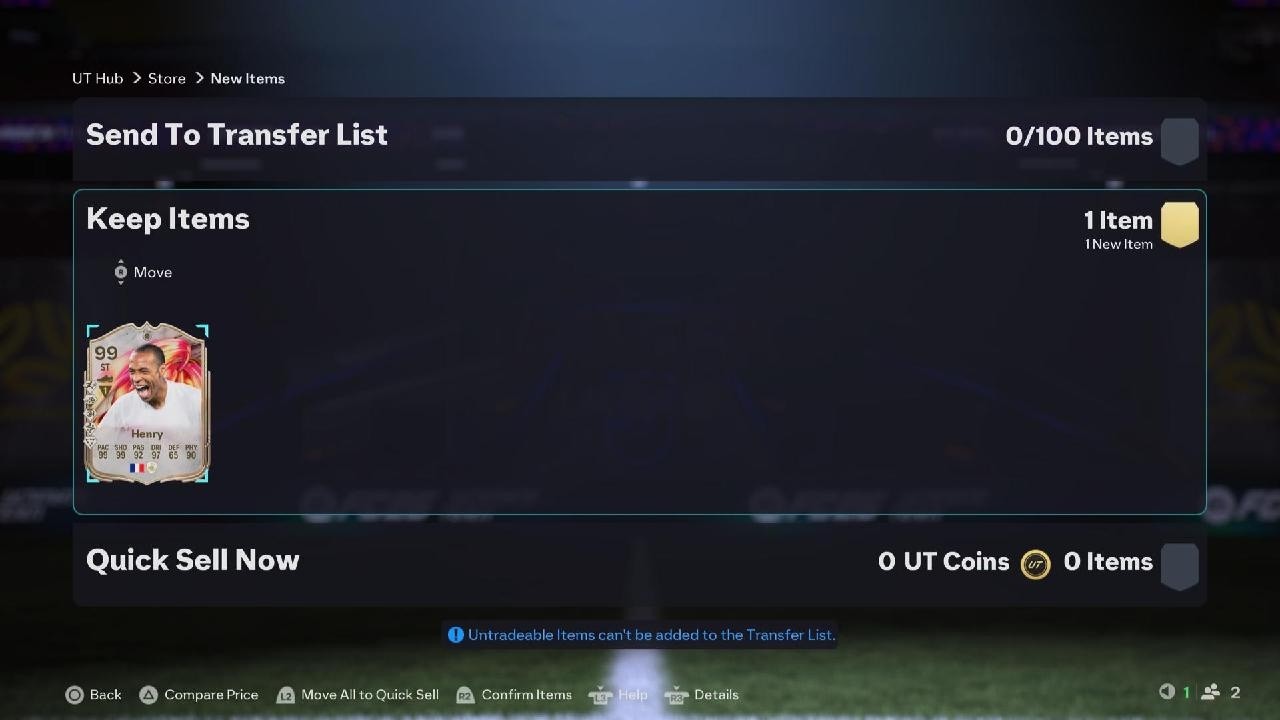 99 Thierry Henry in FC26