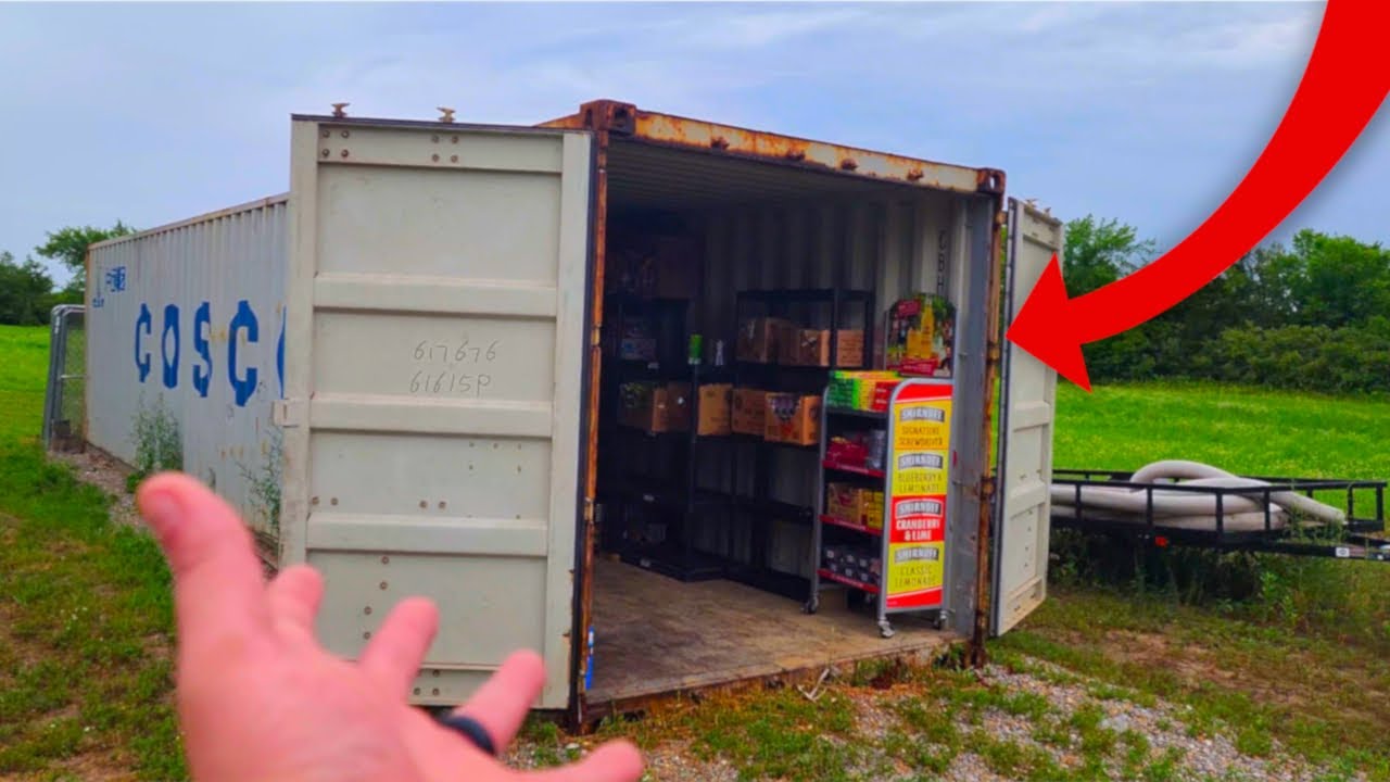 I bought a shipping container FULL of Fireworks!