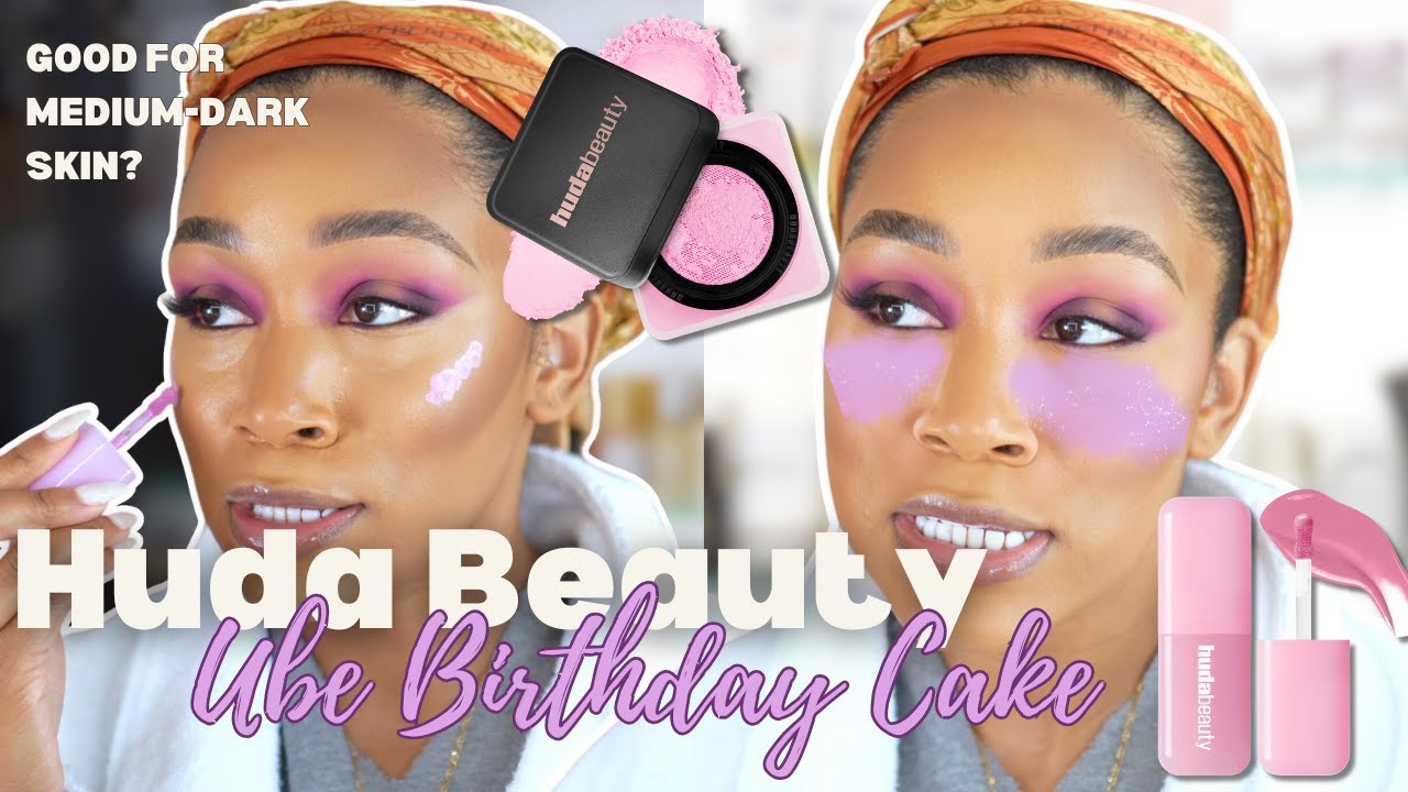 Does Huda Beauty's Purple Setting Powder Actually Work for Brown Skin? 💜 First Impressions & Review