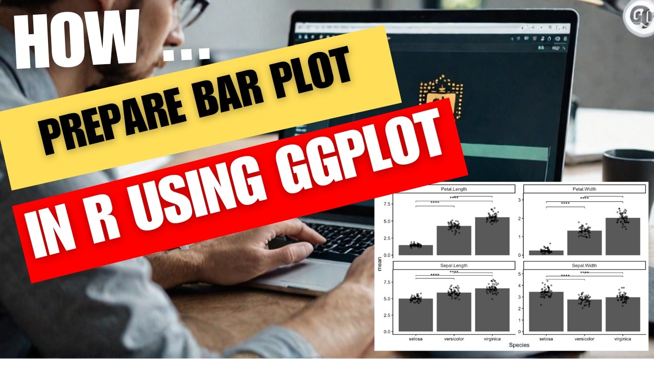 How to prepare Barplot with error bars in R using ggplot