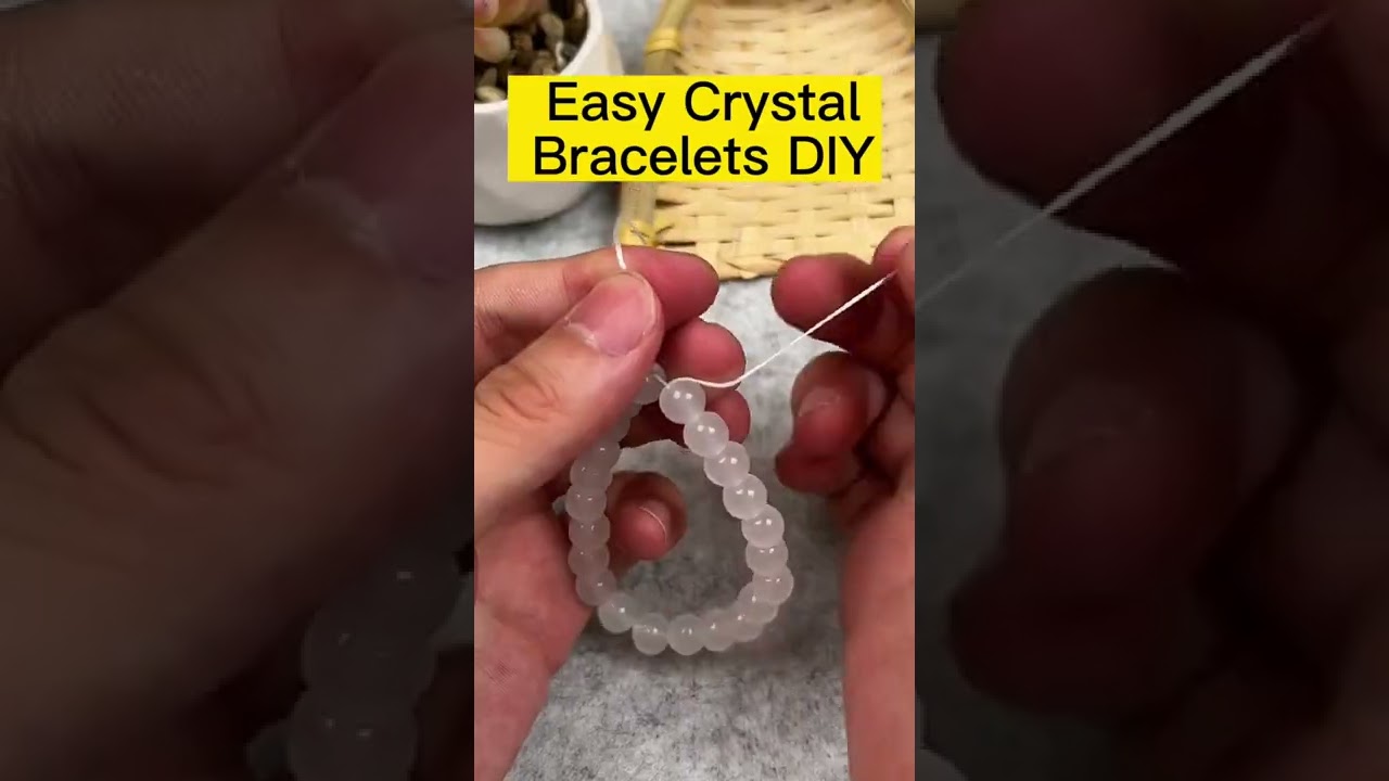 How to make bracelets with Stretch Cords Strings and Beads Easily?