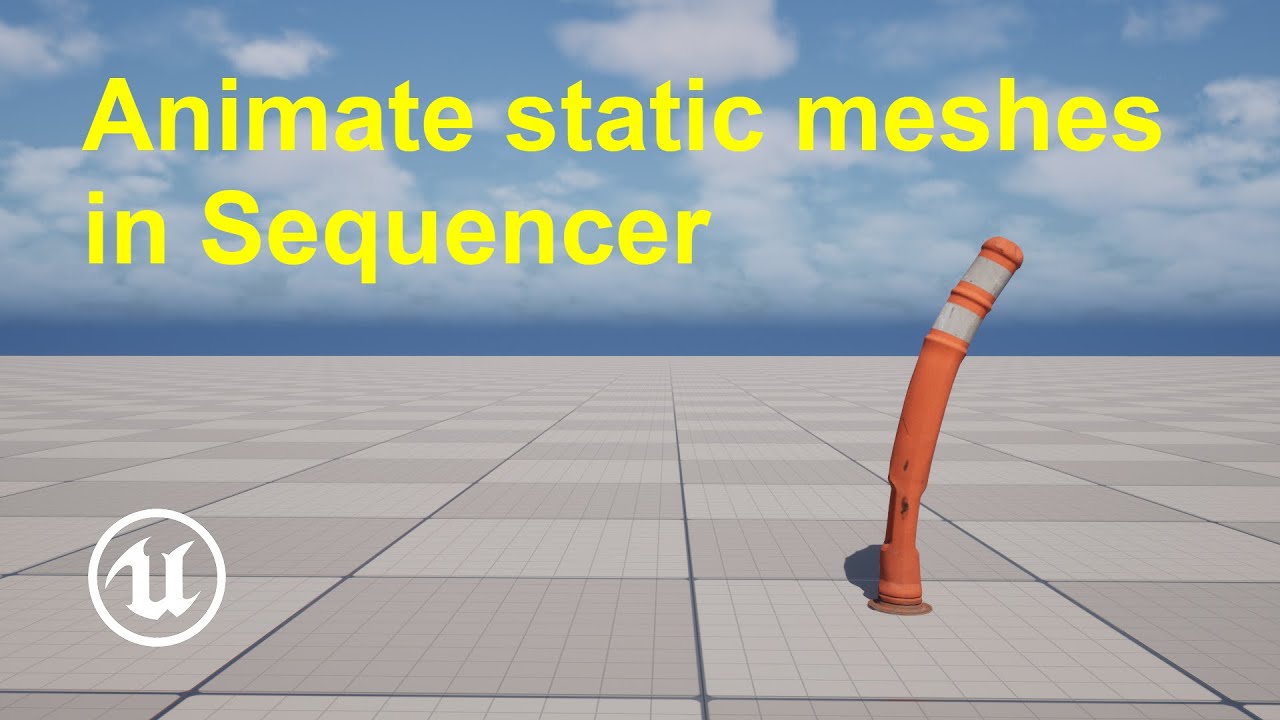 How to animate static meshes in Sequencer in Unreal Engine 5