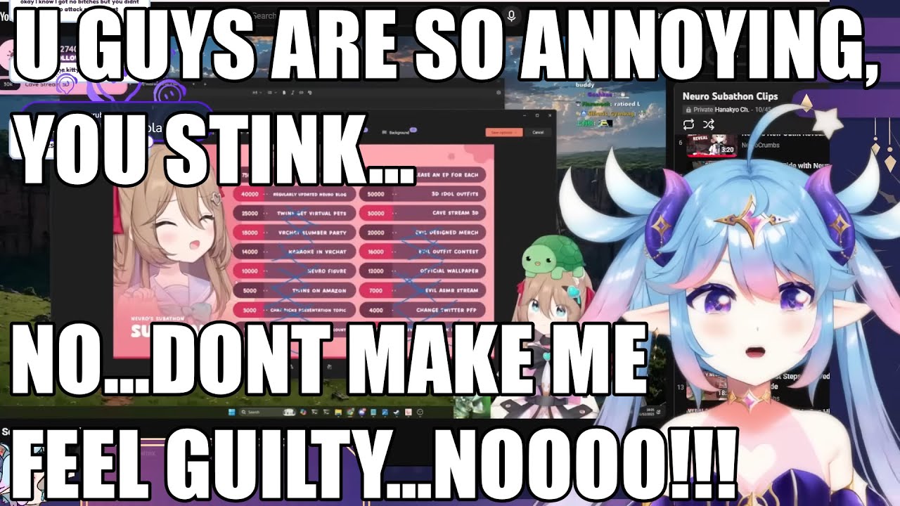 Hana gets done with her community, but its gaslighted back (neuro subathon p12)