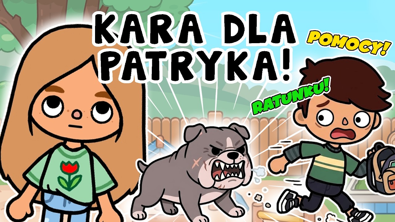 ODBYWAM KARĘ 🥺 ZAATAKOWAŁ MNIE GROŹNY PIES 😱 TOCA BOCA HISTORYJKA TOPIK I TOPCIA 