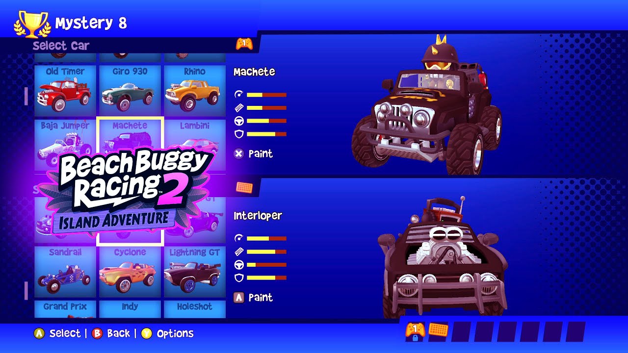 Clutch vs Beatbot - Beach Buggy Racing 2 Island Adventure