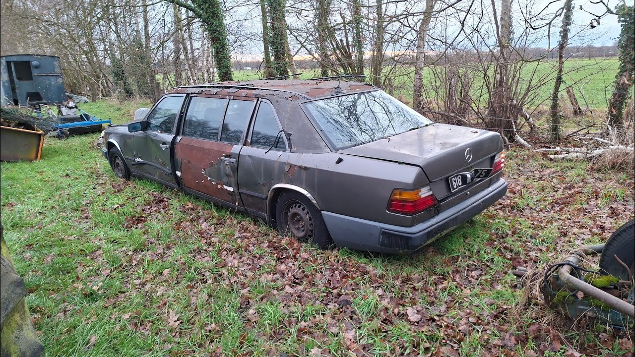 Limuzyna z Mercedesa 😮 Zapomniana kolekcja w Belgii