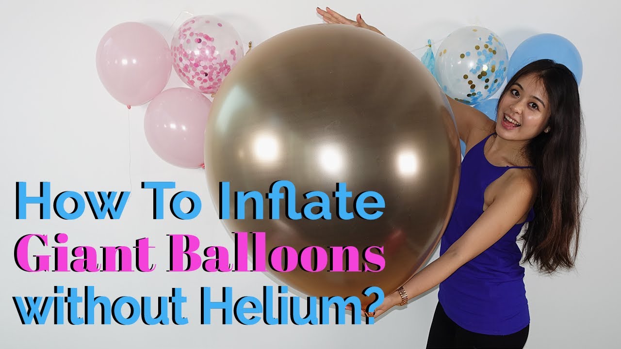 How To Inflate Giant Balloons with Air At Home? 🎈 (Hand Pump or Electric Inflator)