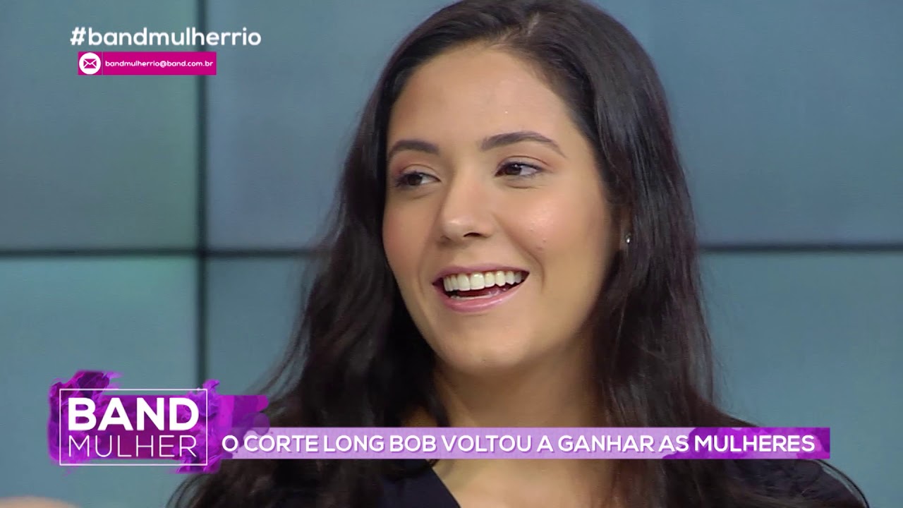 CORTE LONG BOB - Band Mulher Rio com Gardênia Cavalcanti - Terça 19/03/2019