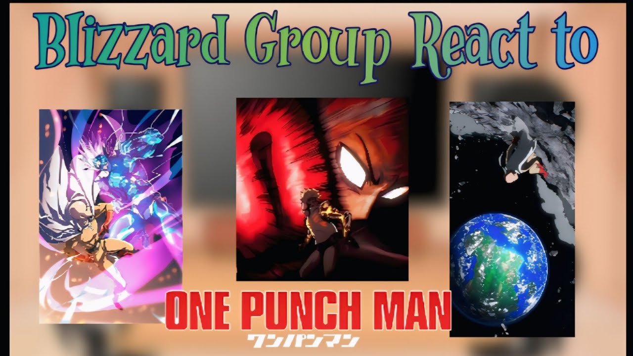 Class B (The Blizzard Group) React to Saitama (Saitama vs Boros) []One Punch Man[] Part 1