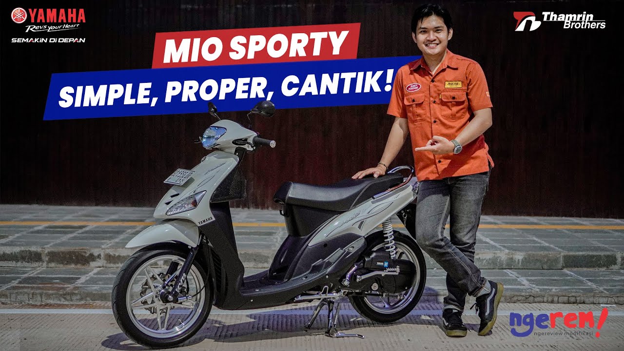 MODIFIKASI MIO SPORTY CLEAN & PROPER LOOK!!