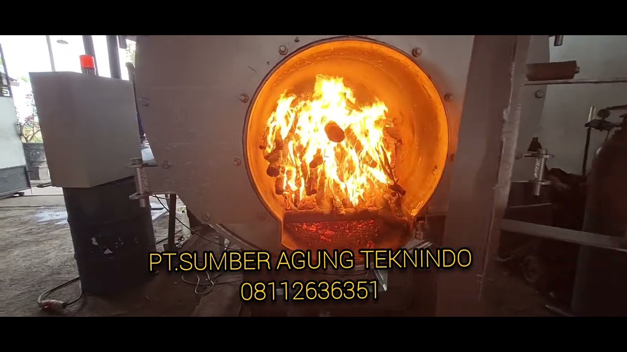 UJI COBA BOILER FIRE TUBE HORYZONTAL PESANAN DARI PADANG SUMATERA UTARA @sumberagungboiler4078