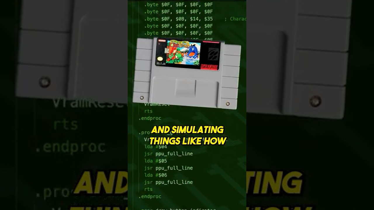 Как работают эмуляторы? #retrogaming #retrotech #emulator #nintendo #snes #yoshi