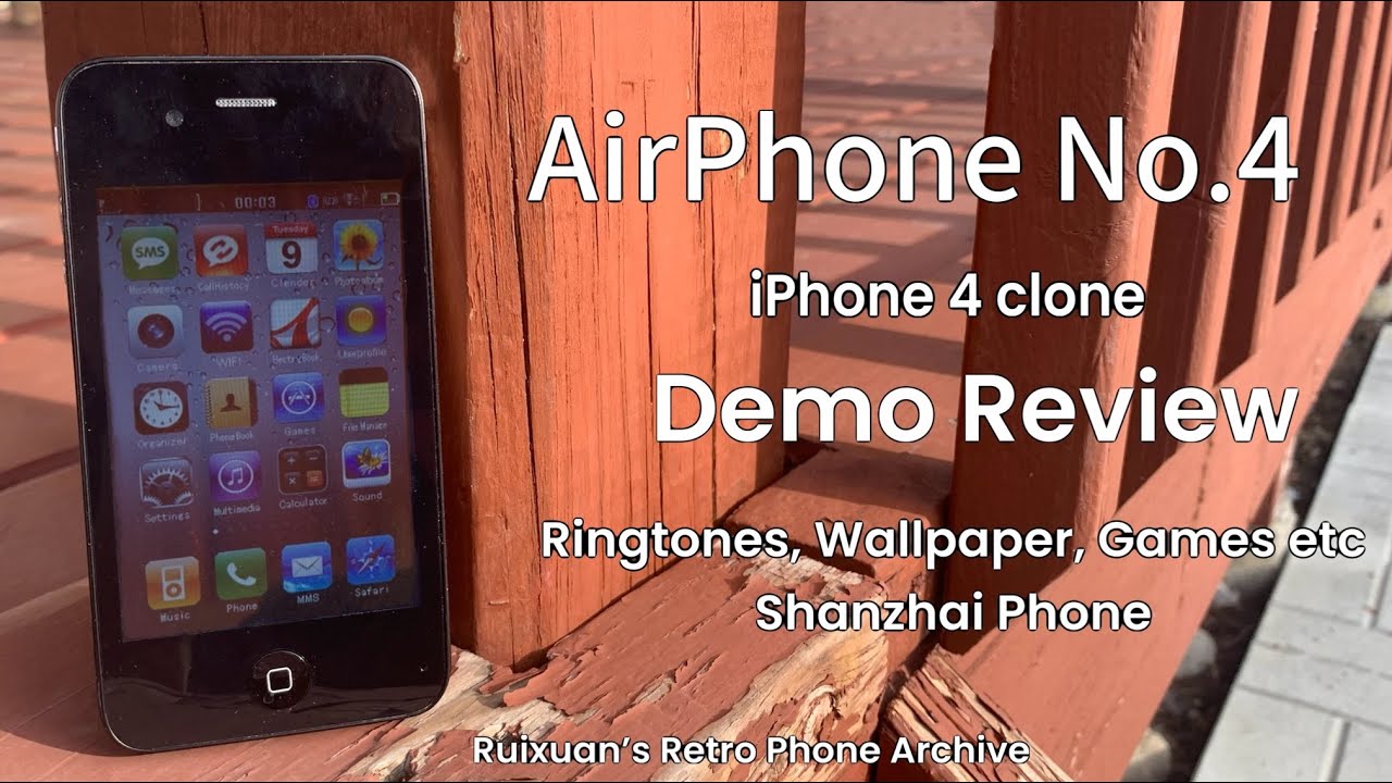 AirPhone No.4 (iPhone 4 clone) Full Demo Review