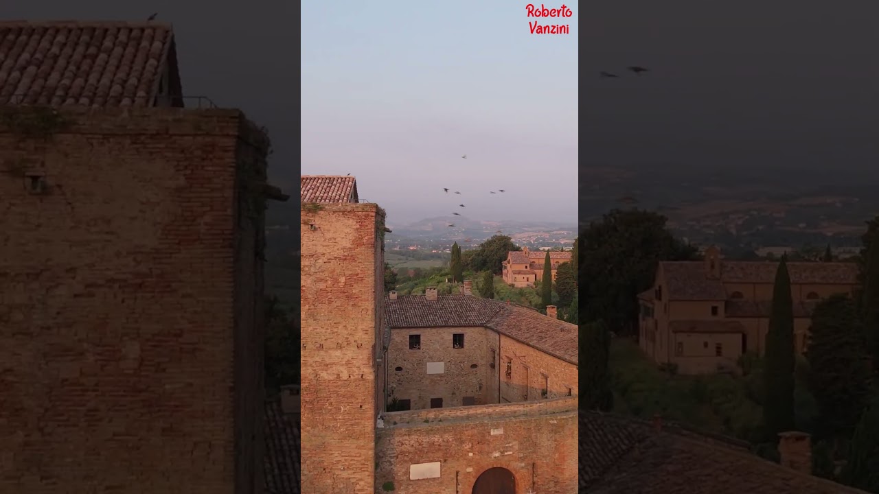 Santarcangelo di Romagna (RN)  #drone  #4kvideo  #4kaerial #santarcangelodiromagna