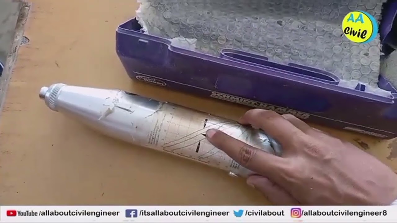 Rebound Number of Hardened Concrete | Schmidt Hammer Test | ASTM - C 805 | All About Civil Engineer
