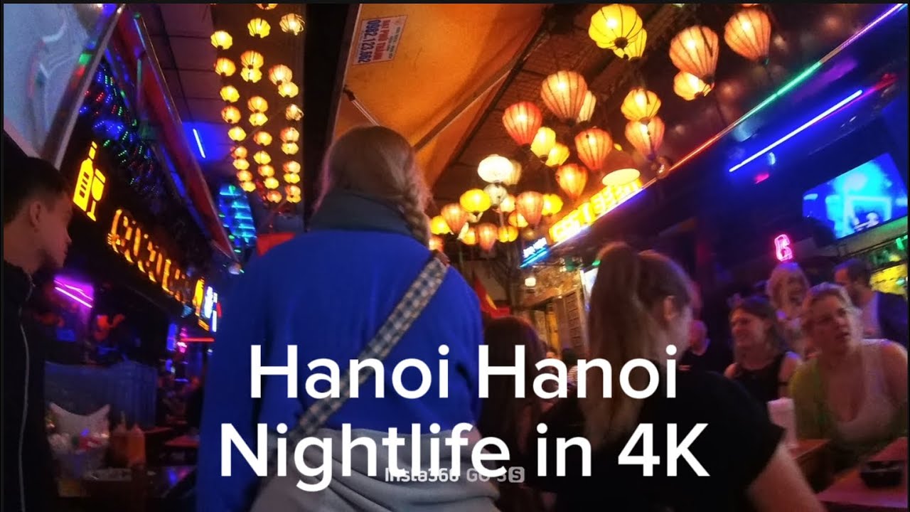 Vibrant Hanoi Nightlife in 4K | Streets Full of Energy & City Lights