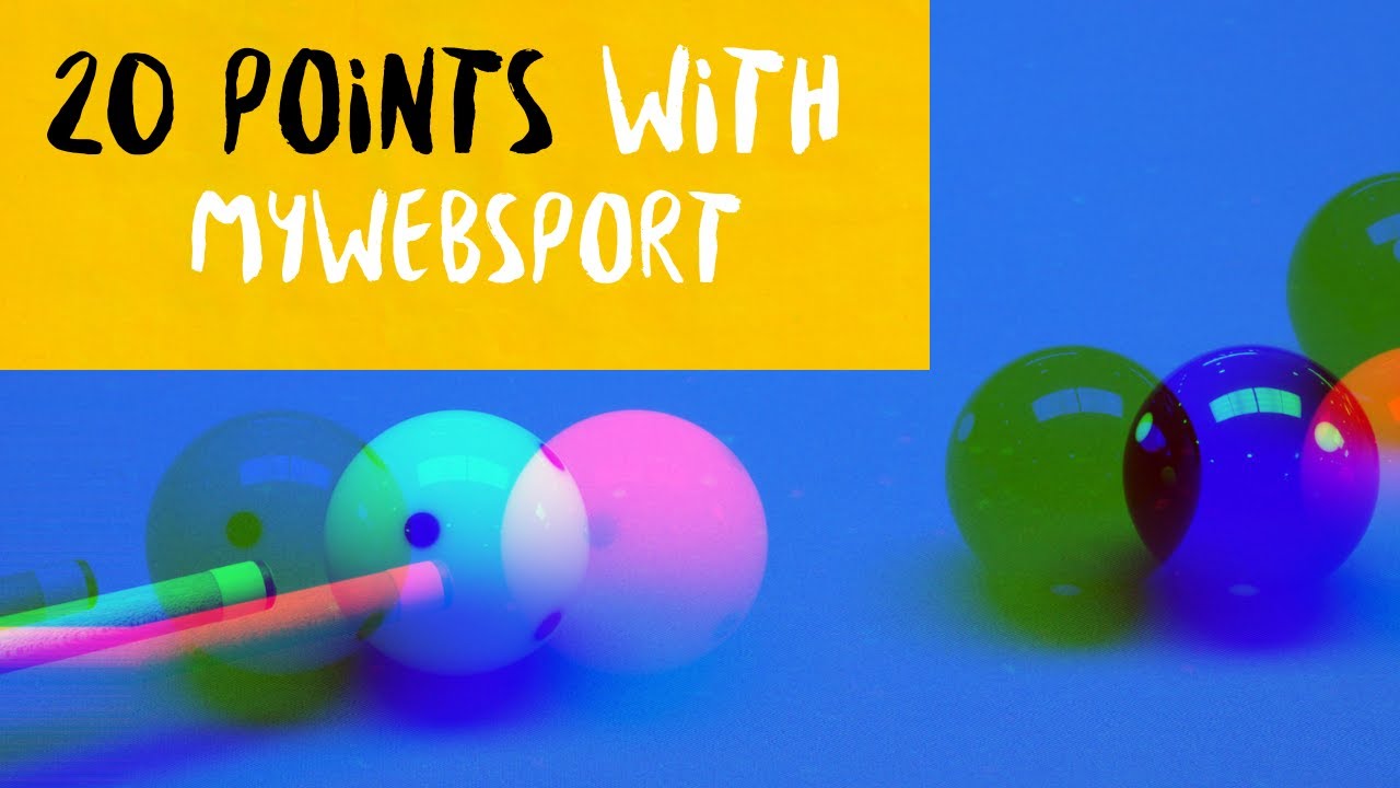 How to make training at 3 Cushion Billiard? | 20 Points with MyWebsport