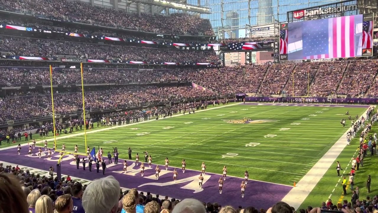 Minnesota Vikings National Anthem Esera Tuaolo