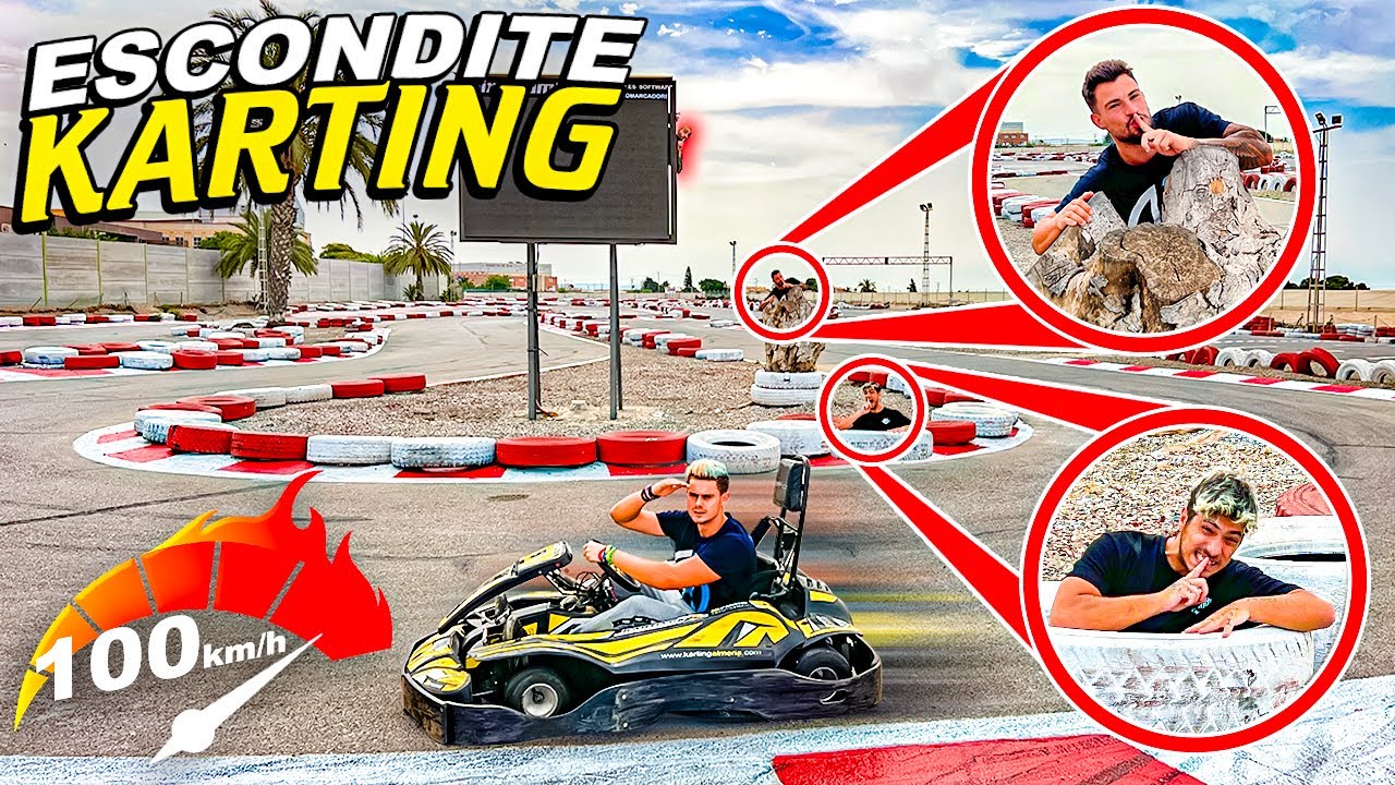 COMPETICIÓN de ESCONDITE PARKOUR en un KARTING🏎️**MUY ÉPICO**