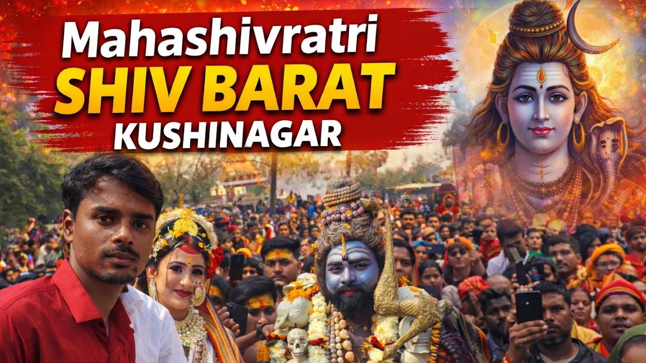 महाशिवरात्रि 🙏भव्य शिवरात 🚩कुशीनगर  #mahashivratri #shivbarat #kushinagar #viral #video #Rajuvlog91 