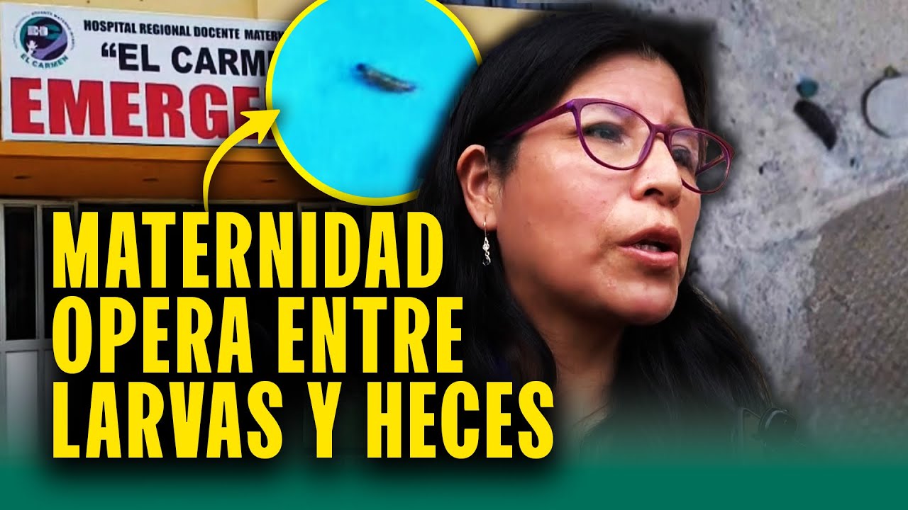Maternidad cierra tras denuncias de larvas y heces
